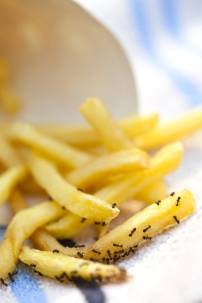 Ants on french fries